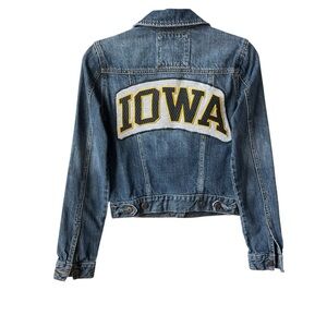 Iowa Hawkeye Denim‎ Jacket